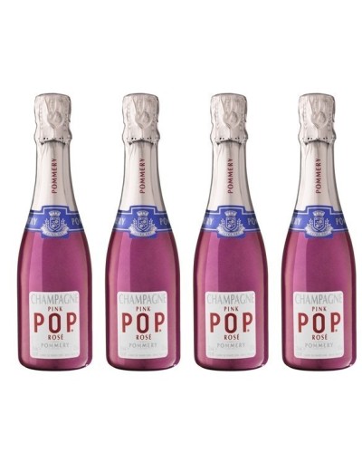 Pommery Champagne Pink Pop 4Pk 187ml