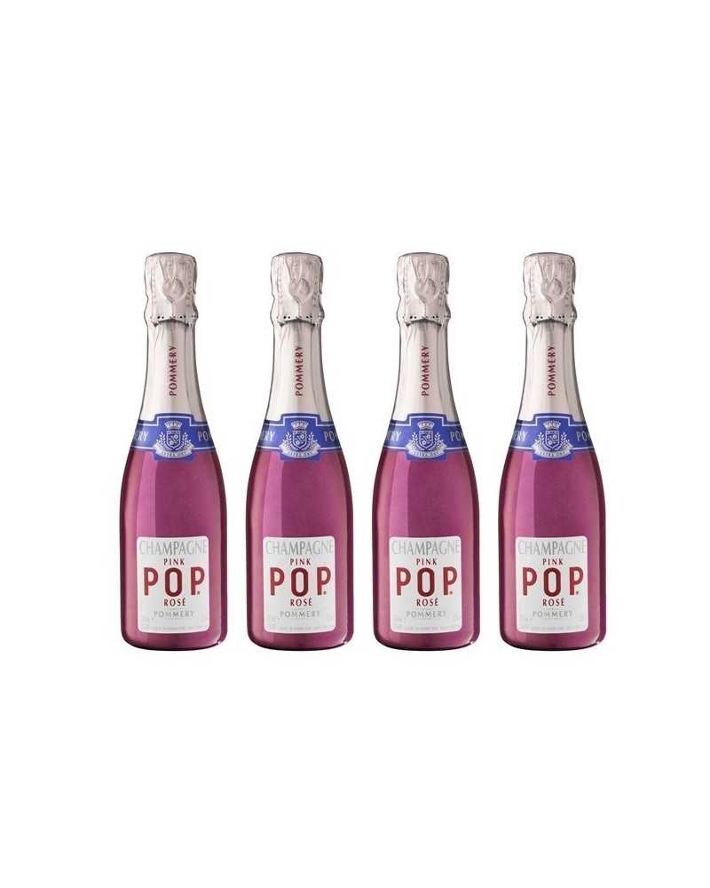 Pommery Champagne Pink Pop 4Pk 187ml