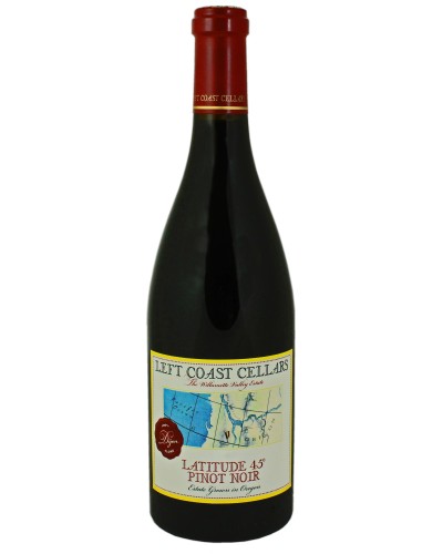 Left Coast Pinot Noir Latitude 45deg Willamette Valley 750ml