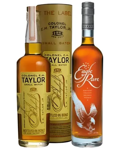 Colonel E.H. Taylor, Jr. Small Batch & Eagle Rare Bourbon Whiskey Combo